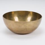 Stimmgabelset Solfeggio mit 6 Stimmgabeln Planetenschale Platonisches Jahr 1600–1700 g, mit Klöppel