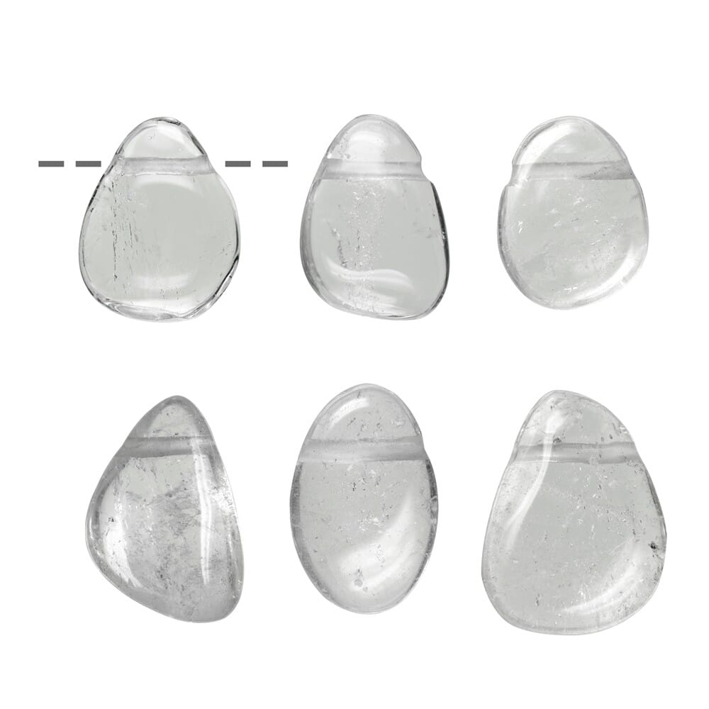 Bergkristall gebohrt