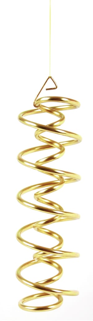 DNS-Spiralen, Messing, 17 cm hoch