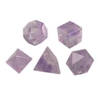 Platonische Körper Amethyst Platonische Körper Amethyst