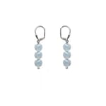 Pure Line 11 Aquamarin Ohrringe 925er-Silber-Verschluss Pure Line 11 Aquamarin Ohrringe 925er-Silber-Verschluss