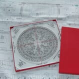 QiMag LoPan Kompass mit Zeichenschablone
