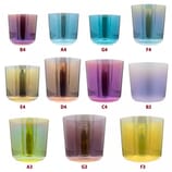 4 verschiedene Harmony Chimes Infinity-Singing-Bowls