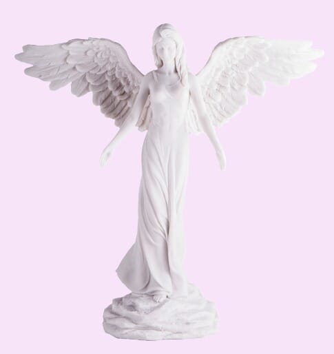 Friedensengel in Weiß