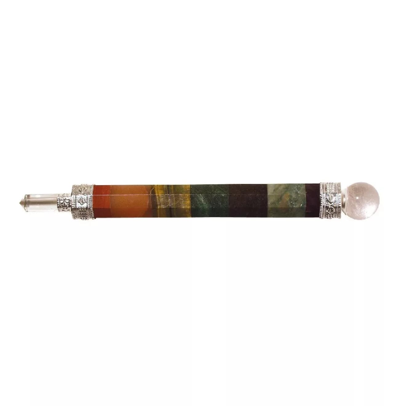 Kristall-Stab Chakra Steine 20 cm