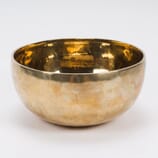 Dragnar - 13 cm hohes Räuchergefäß aus Messing Planetenschale Mond 900–1000 g, mit Klöppel