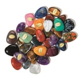 Der Stern-Taler-Shop: It’s magic 1 kg Trommelsteine gebohrt gemischte Steine