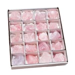 20 Stück Rosenquarz roh 20 Stück Rosenquarz roh