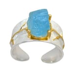 Aquamarin Schutzring Aquamarin Schutzring