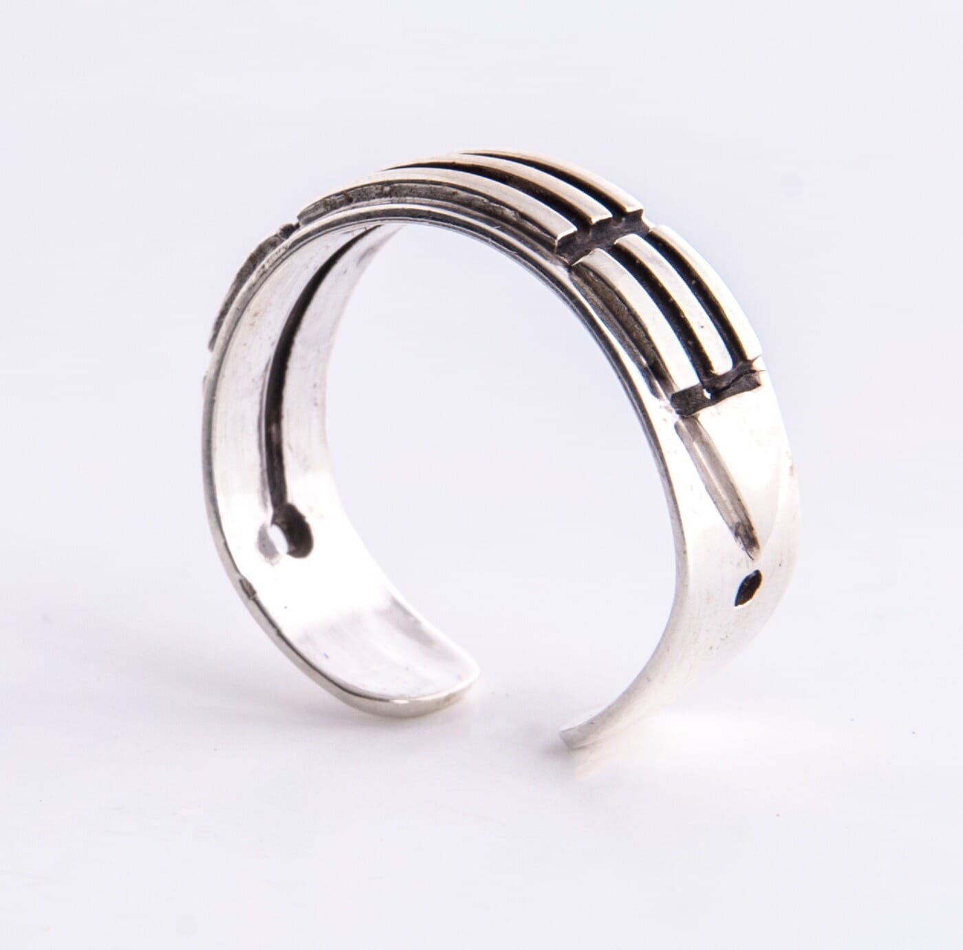 Atlantisring Silber (Damen) offen, 925 Sterling Silber