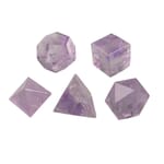 Platonische Körper Amethyst Platonische Körper Amethyst