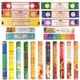 Kohle - Räucherkohle Ø 4 cm Räucherstäbchen-Spar-Set: 20 Hochwertige Packungen von Satya, HEM & weitere Marken