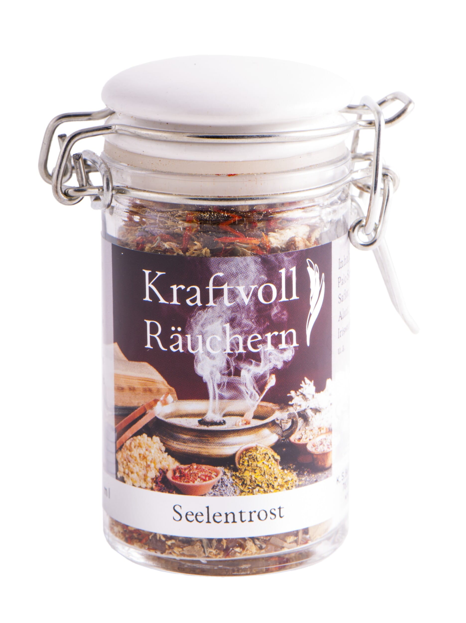 Seelentrost Räuchermischung im wiederverschließbaren Glas