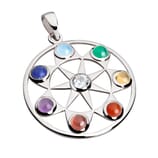 Der Stern-Taler-Shop: It’s magic Sieben Strahlen – Anhänger – mit sieben Edelsteinen