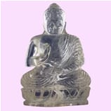 1 Lieblings-Kuscheltier energetisieren Buddha aus Bergkristall, 1090 Gramm, 16 x 11 cm