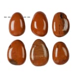 Jaspis (rot) gebohrt Trommelstein-Schmuck Jaspis (rot) gebohrt Trommelstein-Schmuck
