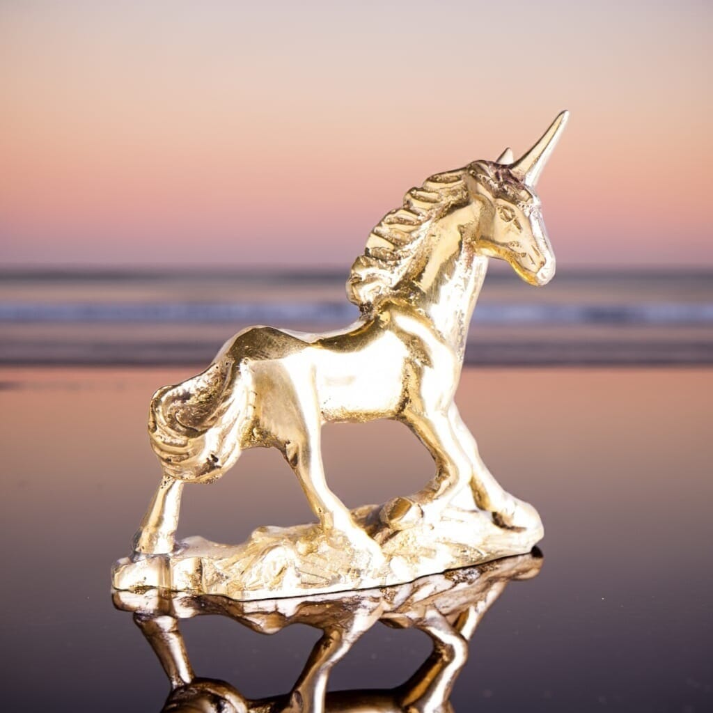 Einhorn-Messing-poliert