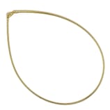 Der Stern-Taler-Shop: It’s magic Halsreif | Omega-Reif Silber vergoldet, 1,5 mm x 45 cm